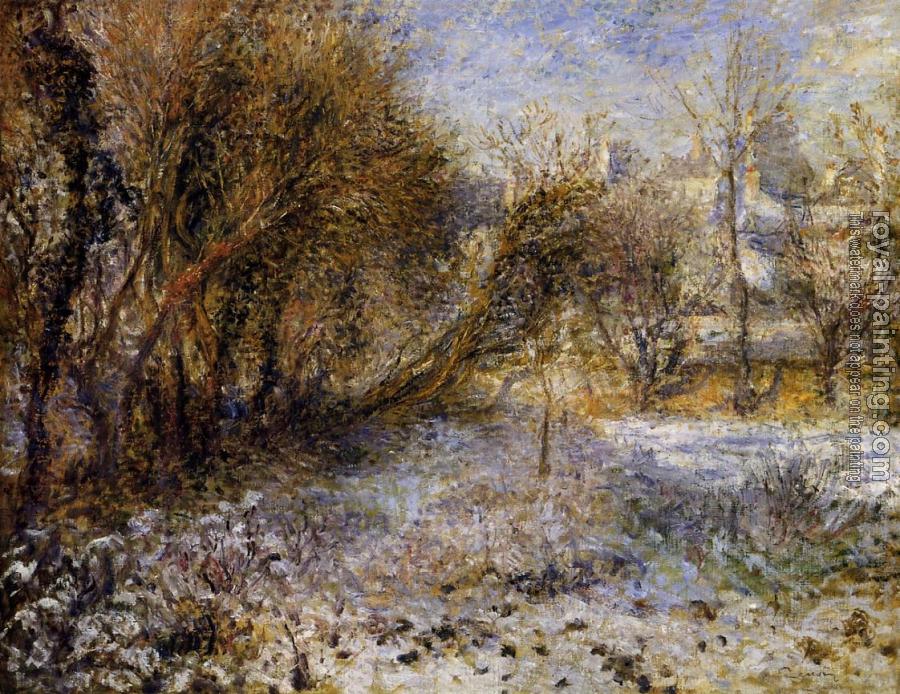 Pierre Auguste Renoir : Snowy Landscape Pierre Auguste Renoir : Snowy Landscape